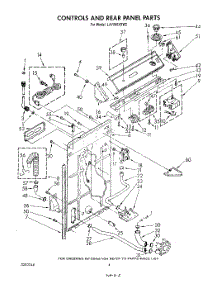 03 - Controls And Rear Panel parts for Whirlpool Washer LA7800XSW2 from AppliancePartsPros.com