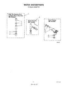 11 - Water System parts for Whirlpool Washer LA5668XTW0 from AppliancePartsPros.com