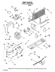 04 - Unit Parts parts for Maytag Refrigerator ATB1832VRW00 from AppliancePartsPros.com