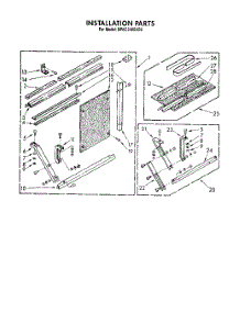 06 - Installation parts for Whirlpool Air Conditioner BPAC2400AS0 from AppliancePartsPros.com