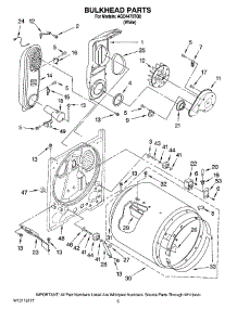 03 - Bulkhead Parts parts for Maytag Dryer AGD4470TQ0 from AppliancePartsPros.com