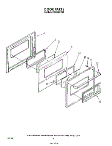 04 - Door , Literature And Optional parts for Whirlpool Range RS6300XVN0 from AppliancePartsPros.com