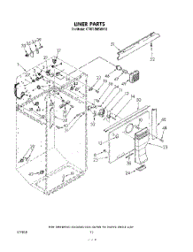 07 - Liner parts for Kitchenaid Refrigerator KTRF18MSTO10 from AppliancePartsPros.com