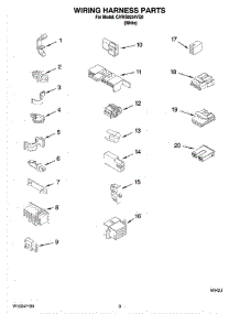 06 - Wiring Harness Parts parts for Whirlpool Washer CAWS9234VQ0 from AppliancePartsPros.com