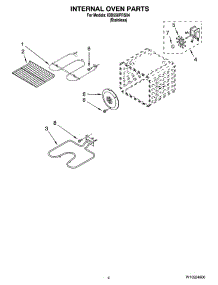 03 - Internal Oven Parts parts for Whirlpool Oven IBD550PRS04 from AppliancePartsPros.com