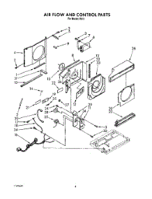 03 - Air Flow And Control parts for Whirlpool Air Conditioner R511 from AppliancePartsPros.com