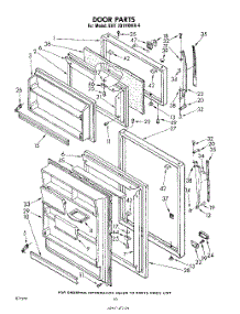 10 - Door Parts, Optional Parts (Not Included) parts for Whirlpool Refrigerator EHT201VKWR4 from AppliancePartsPros.com