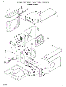 02 - Airflow And Control parts for Whirlpool Air Conditioner CA18WC52 from AppliancePartsPros.com