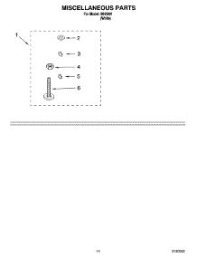 10 - Miscellaneous  Parts, Optional Parts (Not Included) parts for Whirlpool Washer IM45001 from AppliancePartsPros.com