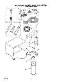04 - Optional parts for Whirlpool Air Conditioner BHAC1200XS1 from AppliancePartsPros.com