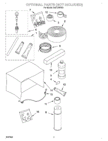 04 - Optional parts for Whirlpool Air Conditioner CAH12WRK0 from AppliancePartsPros.com