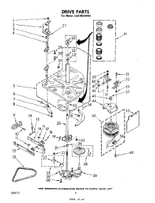 03 - Drive parts for Whirlpool Washer LA6700XKW2 from AppliancePartsPros.com