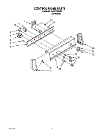 03 - Control Panel parts for Kitchenaid Washer KAWE778BAL0 from AppliancePartsPros.com