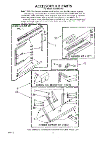 04 - Accessory Kit parts for Whirlpool Air Conditioner ACFW0940 from AppliancePartsPros.com