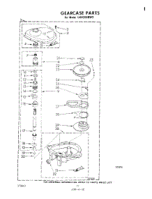10 - Gearcase parts for Whirlpool Washer LA5430XMW3 from AppliancePartsPros.com