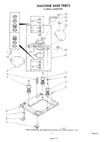08 - Machine Base parts for Whirlpool Washer LC4900XTW0 from AppliancePartsPros.com