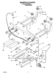 03 - Manifold Parts parts for Whirlpool Range IGS365RS2 from AppliancePartsPros.com
