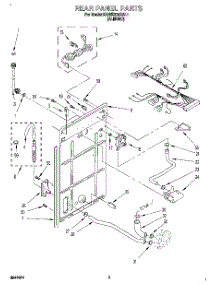02 - Rear Panel parts for Kitchenaid Washer KAWE678BAL1 from AppliancePartsPros.com