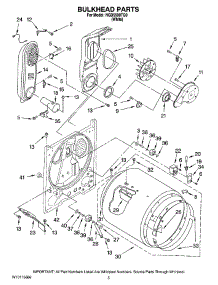03 - Bulkhead Parts parts for Maytag Dryer NGD5500TQ0 from AppliancePartsPros.com