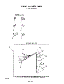 08 - Wiring Harness parts for Whirlpool Washer LA5668XSW0 from AppliancePartsPros.com