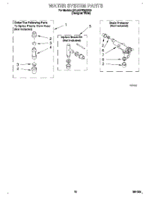 07 - Water System parts for Whirlpool Washer 3XLA87W92BQ0 from AppliancePartsPros.com
