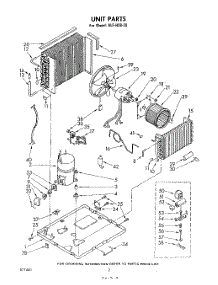 02 - Section parts for Whirlpool Air Conditioner ALFH0820 from AppliancePartsPros.com