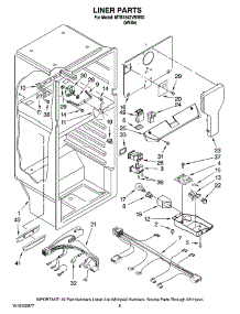 03 - Liner Parts parts for Maytag Refrigerator MTB1842VRW00 from AppliancePartsPros.com