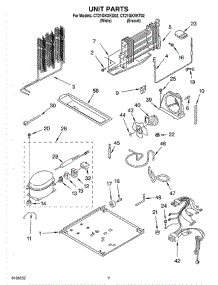 04 - Unit parts for Whirlpool Refrigerator CT21GKXKQ02 from AppliancePartsPros.com