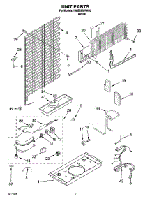 04 - Unit Parts parts for Whirlpool Refrigerator IR8GSMXRW00 from AppliancePartsPros.com