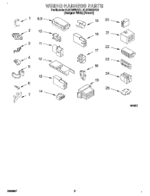 07 - Wiring Harness parts for Whirlpool Washer 6LSC9255AN1 from AppliancePartsPros.com