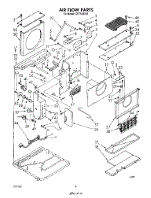 03 - Air Flow , Lit / Optional parts for Whirlpool Air Conditioner CET14D2A1 from AppliancePartsPros.com
