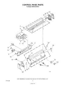 04 - Control Panel parts for Kitchenaid Washer KAWE650VAL0 from AppliancePartsPros.com