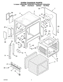 03 - Oven Chassis Parts parts for Whirlpool Range YGR556LRKC0 from AppliancePartsPros.com