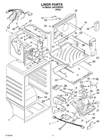 02 - Liner Parts parts for Whirlpool Refrigerator 5XKVN600K01 from AppliancePartsPros.com