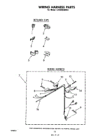 08 - Wiring Harness parts for Whirlpool Washer LA3400XMW3 from AppliancePartsPros.com
