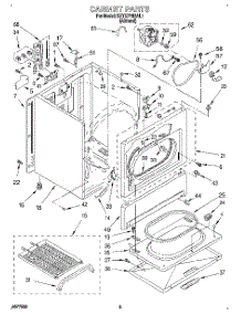 02 - Section parts for Kitchenaid Dryer KEYE778BAL1 from AppliancePartsPros.com