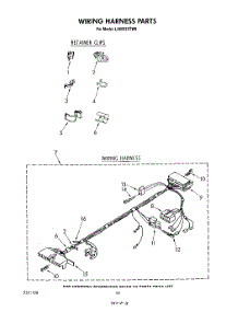 09 - Wiring Harness parts for Whirlpool Washer LA6053XTF0 from AppliancePartsPros.com