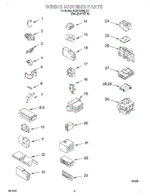 06 - Wiring Harness parts for Whirlpool Washer 3LBR8255DQ0 from AppliancePartsPros.com