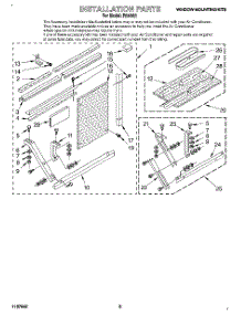 06 - Installation parts for Whirlpool Air Conditioner R243A2 from AppliancePartsPros.com