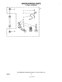 09 - Miscellaneous , Literature And Optional parts for Whirlpool Washer LA6700XKW1 from AppliancePartsPros.com