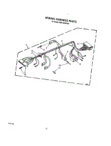 09 - Wiring Harness parts for Kitchenaid Washer KAWL400WWH1 from AppliancePartsPros.com