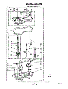 08 - Gearcase parts for Whirlpool Washer LA6900XKW2 from AppliancePartsPros.com