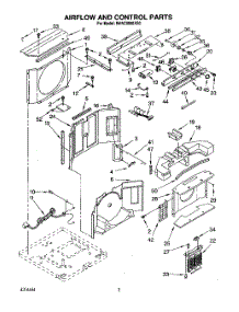 02 - Airflow And Control parts for Whirlpool Air Conditioner BHAC0830AS0 from AppliancePartsPros.com
