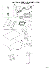 04 - Optional parts for Whirlpool Air Conditioner CA15WCL0 from AppliancePartsPros.com