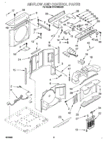 02 - Airflow And Control parts for Whirlpool Air Conditioner BPAC0830AS1 from AppliancePartsPros.com