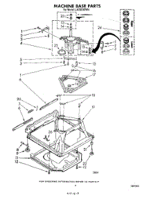 07 - Machine Base parts for Whirlpool Washer LA3300XPW4 from AppliancePartsPros.com