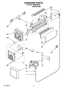 05 - Icemaker Parts parts for Whirlpool Refrigerator IR8GSMXRS02 from AppliancePartsPros.com