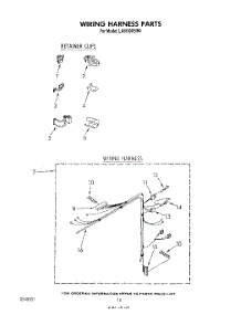 08 - Wiring Harness parts for Whirlpool Washer LA5530XSW0 from AppliancePartsPros.com