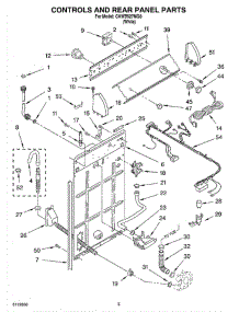 02 - Control And Rear Panel Parts parts for Whirlpool Washer CAWB527MQ0 from AppliancePartsPros.com