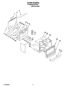 03 - Oven Parts parts for Whirlpool Range IDC875SS0 from AppliancePartsPros.com